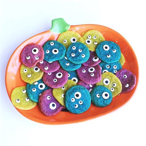 Halloween Monster Cookies Recipe With Googly Eyes