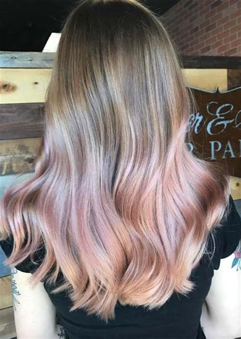 Charming Rose Gold Hair Colors In Hair Color Rose Gold Rose