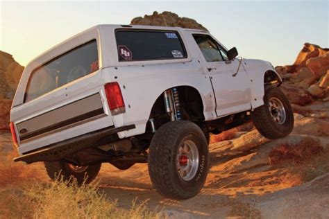 1985 Ford Bronco Prerunner Rear Three Quarter Ford Bronco Bronco Ford