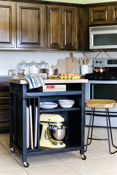 Clevr rolling bamboo wood kitchen island cart trolley. Rolling Kitchen Island | Moveable kitchen island, Rolling ...