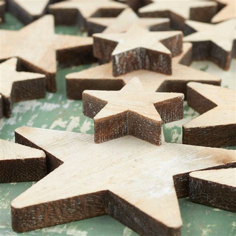 Natural Wood Star Cutouts Wood Stars Unfinished Wood Craft Supplies