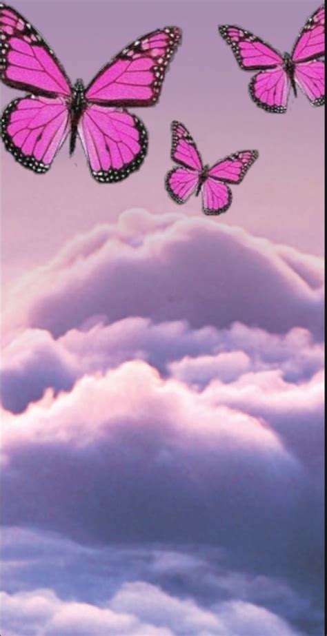 Butterfly Cloud Wallpaper Fundos