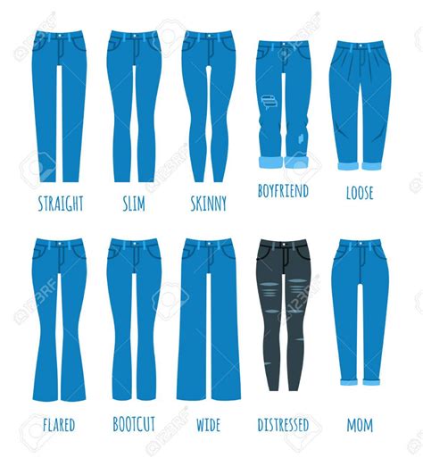 Women Jeans Styles Collection Denim Fashion Female Pants Trendy Models Of Cotton Trousers For