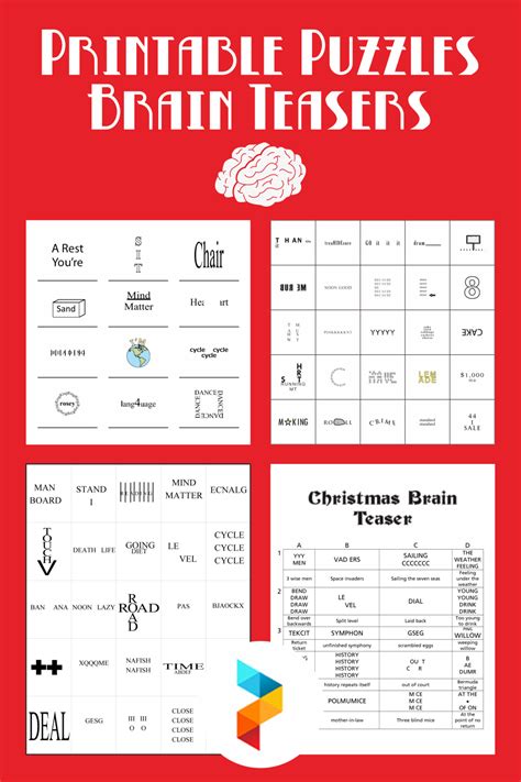 5 Best Images Of Printable Brain Teasers Printable Brain Teasers With
