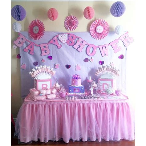 Buy baby shower decorations and get the best deals at the lowest prices on ebay! Pink & lavender baby shower dessert table # ...