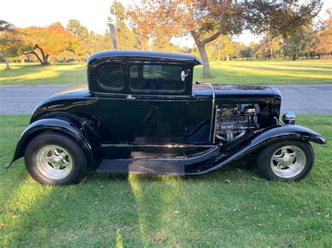 1930 Ford 5 Window Chopped Hot Rod Steel Body Coupe For Sale Ford