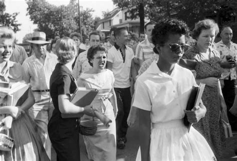 In This 1957 Picture Elizabeth Eckford Of What Became Known As The