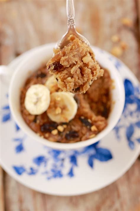 Heat in the microwave for 3 to 4 minutes, stirring every so often. Microwave Breakfast Cookie in a Mug - Gemma's Bigger ...