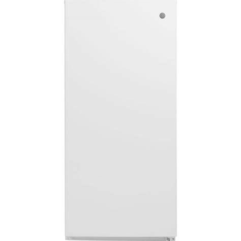 Ge Garage Ready 142 Cu Ft Frost Free Upright Freezer In White