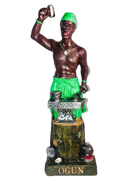 Orisha Statue Ogun Yeyes Botanica