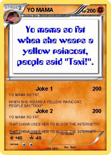 Pokémon Yo Mama 286 286 Joke 1 My Pokemon Card