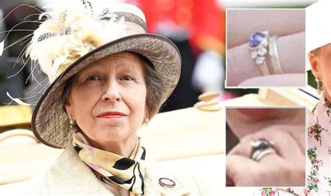 Princess Anne Engagement Ring Royal Has Two Unique Jewels From