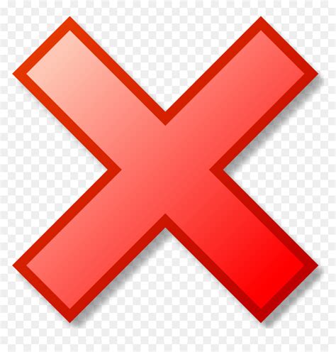 Red X Button Png Transparent Png Vhv
