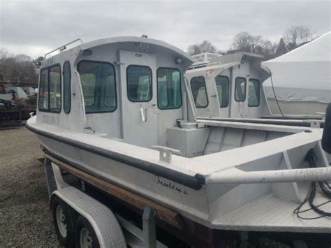 2005 23 And 26 Scully Aluminum Crew Work Boats For Sale