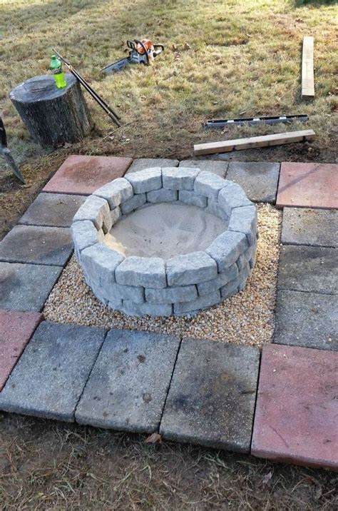 Here to heat things up. DIY Fireplace Ideas - Outdoor Firepit On A Budget - Do It Yourself Firepit Projects and ...