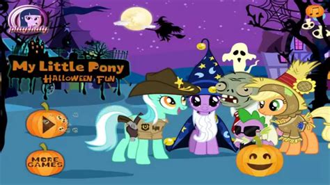 My Little Pony Halloween Fun Kids Online Games Youtube