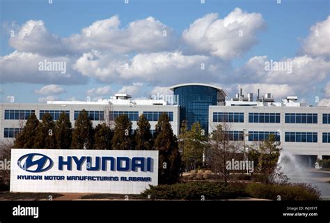 Hyundais First Assembly And Manufacturing Plant In The United States