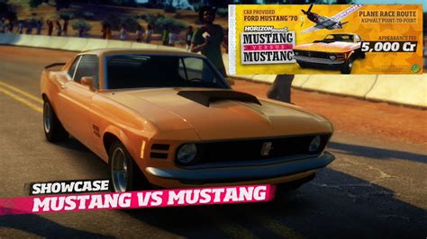 Forza Horizon Mustang Vs Mustang Showcase Event Youtube