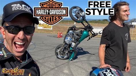 Most Amazing Harley Stunt Rider Must See Drifting Wheelies