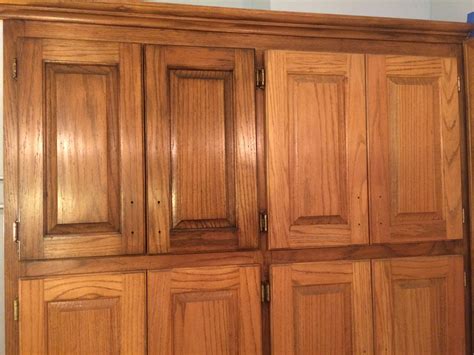 Golden Oak Cabinets Enhanced With Mahogany Gel Stain Kitchen Colors