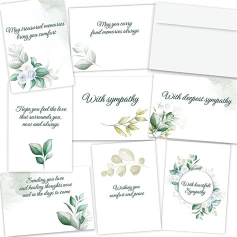 Buy 24 Sympathy Cards With Envelopes Pre Scored A5 Sympathy Cards