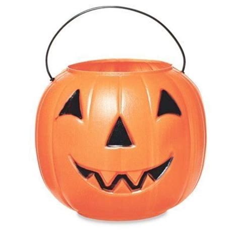 Ns Halloween Pumpkin Jack O Lantern Candy Bucket Portable Pumpkin