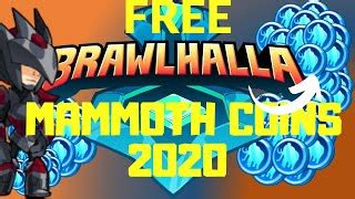 Cheat can add you mammoth coins! 【How to】 Get free Mammoth Coins In Brawlhalla