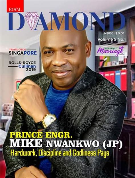 Meet Prince Engr Mike Nwankwojp On The Cover Of Royal Diamond