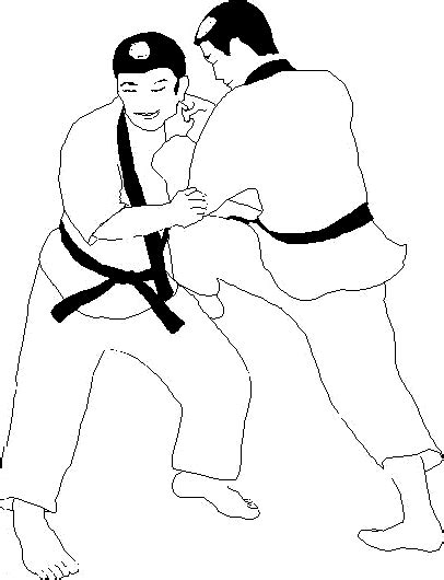 Dibujo De Judo Para Colorear