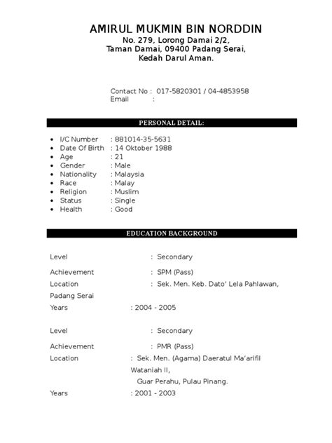 Maybe you would like to learn more about one of these? contoh resume english