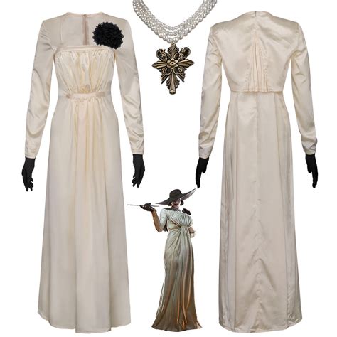 clothing shoes and accessories dress resident evil village alcina dimitrescu cosplay costume