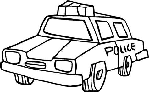 Masina Veche De Politie Desene De Colorat Ideas In