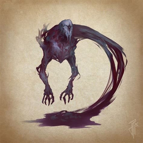 Shadow Creatures Mythical Creatures Art Dark Fantasy Art