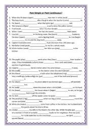 Choose The Correct Past Tenses ESL Worksheet By Mary59