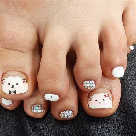 Download 21+ Sheep Nail Art Designs, Ideas | Design Trends - Premium PSD, Vector Downloads | Toe nails ...