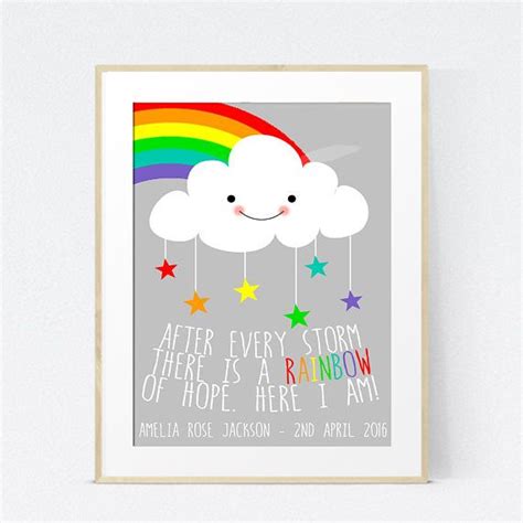 rainbow nursery print rainbow baby gift nursery wall art rainbow