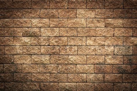 Old Brown Bricks Wall Background Stock Image Colourbox