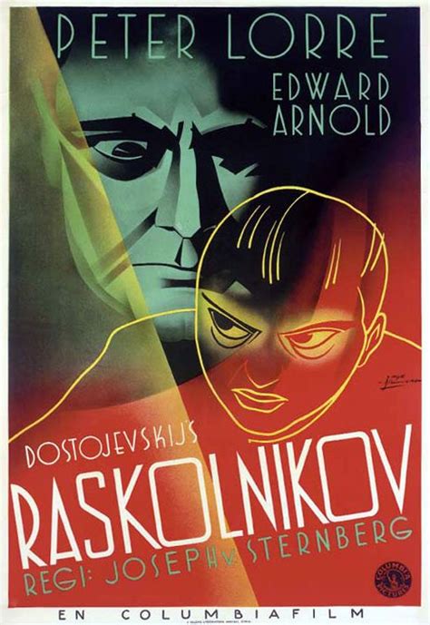 An Old Movie Poster With Two Faces