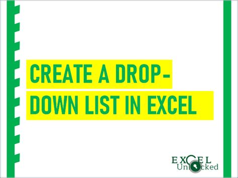 Create Drop Down List In Microsoft Excel Step By Step Guide 2021 Vrogue