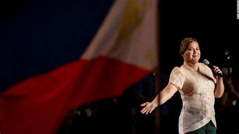 Sara Duterte Daughter Of Outgoing President Sworn In As Philippine Vice President Cnn