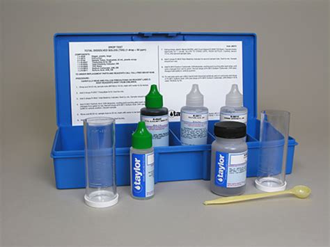 Find total pool chemicals ltd in. Buy Taylor Total Dissolved Solids Drop Test K-1764