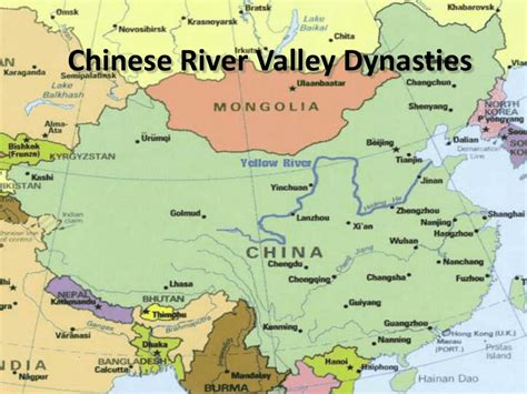 Ancient China River Map