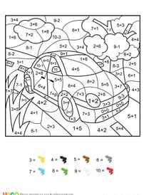 Coloriage magique ce1 numération  tout degorgement