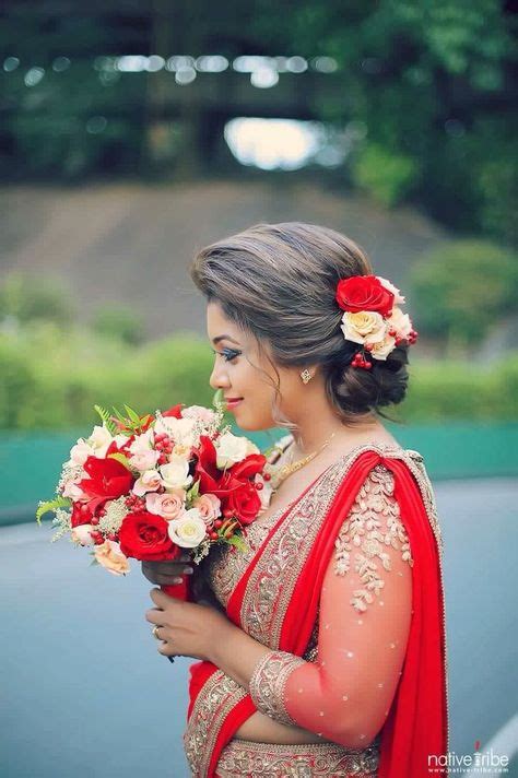 Sri Lankan Wedding Hairstyles In 2020 Bride Portrait Bridesmaid