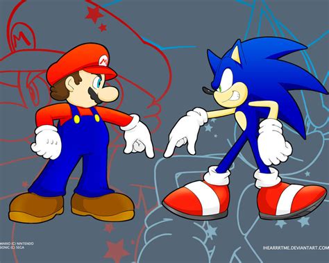Mario And Sonic By Ihearrrtme On Deviantart
