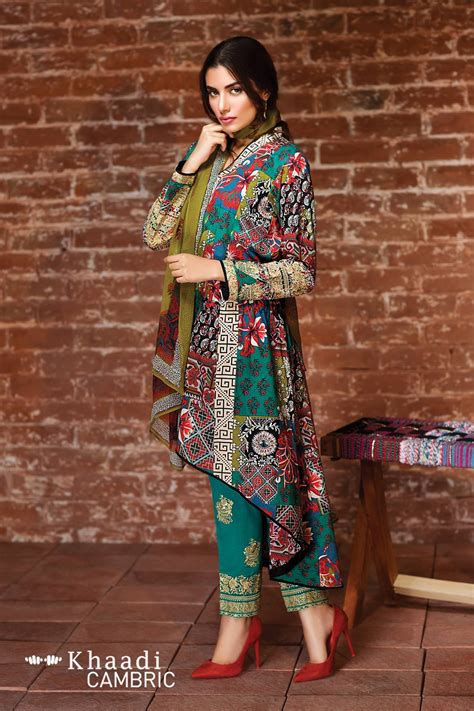 Khaadi Unstitched Cambric Collection Price And Catalog
