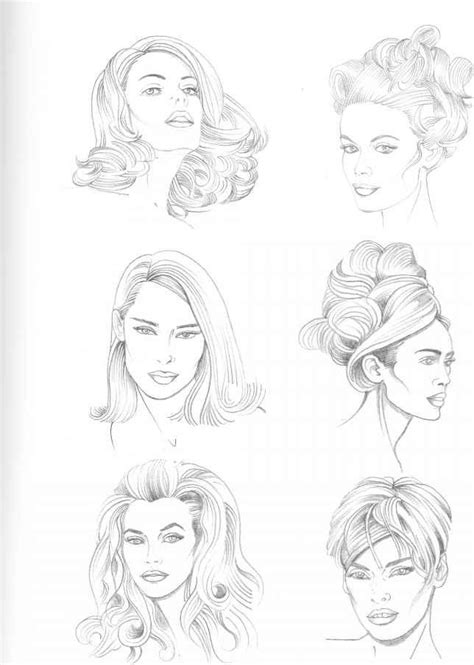 Hairstyles Draw | How to draw hair, Hair sketch, Drawings