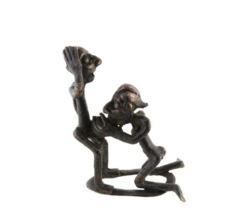 Figurine Bronze Bamoun Kamasutra Erotique Ab
