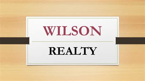 About Gary Wilson Brokerowner Realty World Wilson Realty