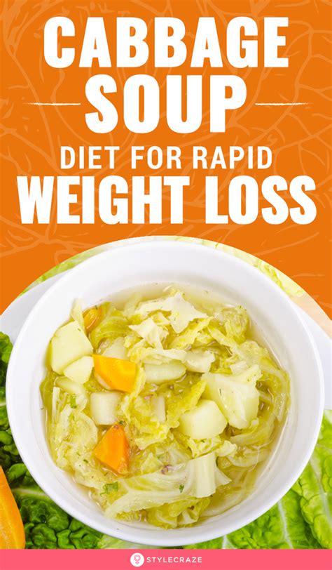 cabbage soup diet for rapid weight loss